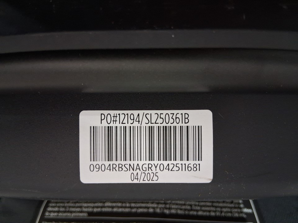 UPPAbaby RumbleSeat V3 Second Lower Seat - FITS vista v2/v3 strollers - greyson charcoal (model: ‎0904-RBS-NA-gry) image 6