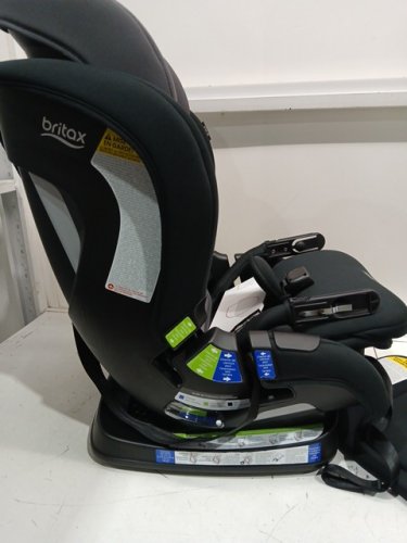 BRITAX POPLAR CLICK TIGHT CONVERTIBLE rear and front facing car seat - 40LB rear facing MAX load / 65lb front facing max load - stone onyx / black grey (model: e1c963m) image 4