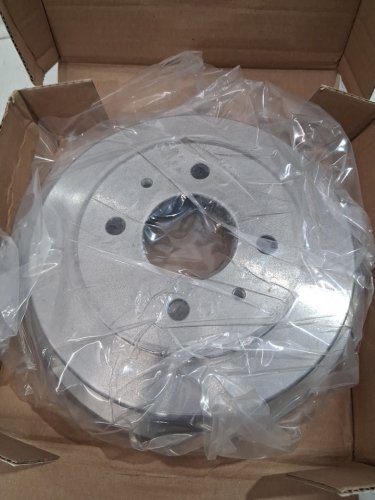 CMX Front Disc Brake Rotors And Ceramic Pads REPLACEMENT Kit - FIT FOR HYUNDAI ACCENT 2006 (MODEL:8-9748) image 9