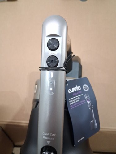 Eureka Cordless Rechargeable 3-IN-1 Stick Vacuum Cleaner WITH CLEANING STATION & ANTI-TANGLE NOZZLE FOR ALL FLOORS - GREY/PURPLE (MODEL: NEC490SE) image 10