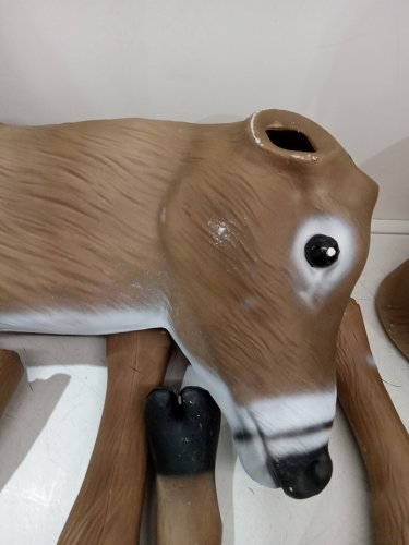 hunting deer decoy - 40" x 14.5" x 46" - brown - (model: ‎XJYYE-202503) image 5