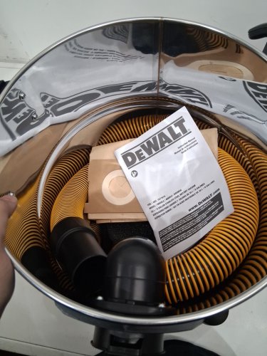 dewalt pro stainless steel wet/dry vacuum - 8gal/30L - 5hp - silver/black (model: dxv08sa) image 6