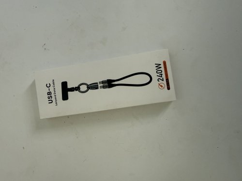 Omana 2-in-1 USB-C Phone Lanyard with Charging Cable - 240W/5A TYPE C - BLACK image 2