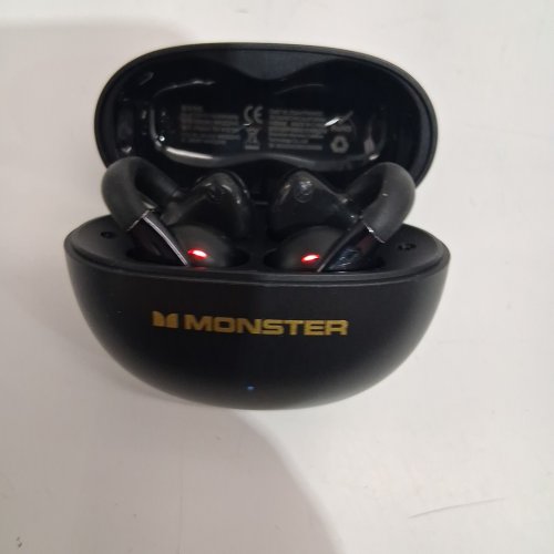 MONSTER OPEN EAR AC225 BLUETOOTH 6.0 EARBUDS WITH ENC-ENHANCED MIC - BLACK (MODEL: MH22245)) image 6