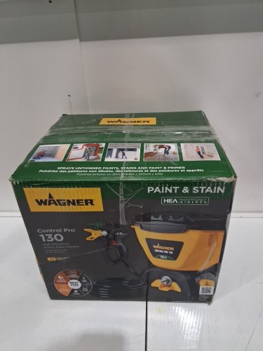 wagner spraytech paint & stain sprayer kit - 1.5gal capacity - yellow/black (model: control pro 130) image 2