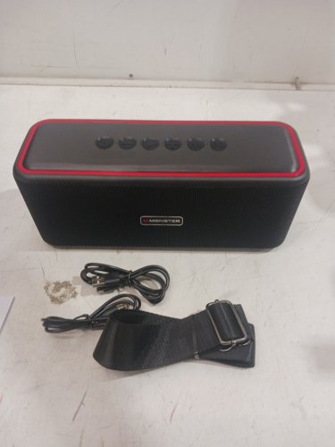 Monster Shock Pro Portable Wireless Bluetooth Speaker - 100w - red/black  (model: ms62121) image 3