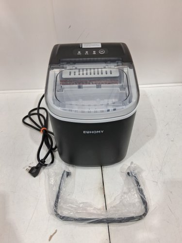 EUHOMY COUNTERTOP ICE MAKER MACHINE - MAKES 26LB/DAY - BLACK (MODEL: IM-06D / IM001-BBL-CAEH) image 3