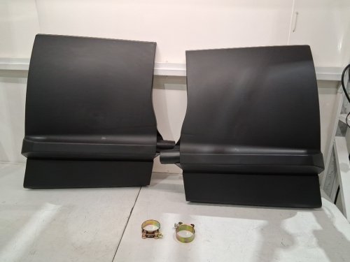 2pk Quarter Fenders Pair Set for Semi Truck-Heavy Duty Bracket-Black (MODEL: UT-FCA-0412) image 4