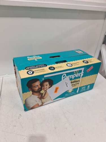 100PK PAMPERS SWADDLERS 100% LEAKPROOF DISPOSABLE BABY DIAPERS - SIZE 5 image 2