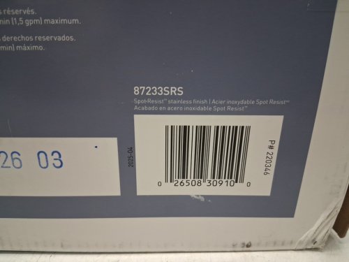 Moen Adler One-Handle High Arc Pulldown Kitchen Faucet with Power Clean and optional deck plate - Spot Resist Stainless (MODEL: 87233SRS) image 5