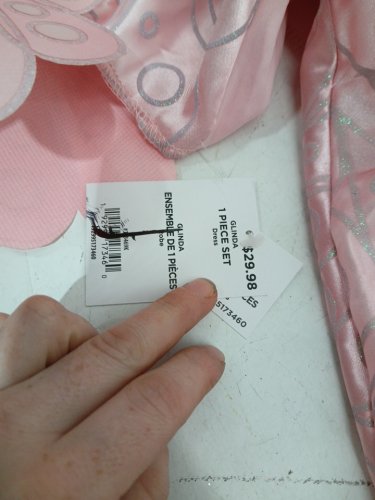 DISGUISE GIRLS GLINDA COSTUME- medium 8/10  - PINK image 2