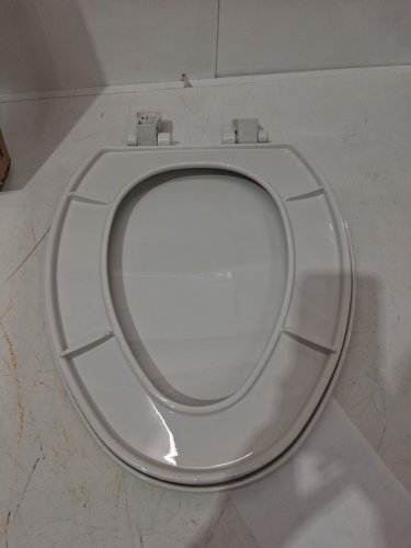 BEMIS slow close ELONGATED TOILET SEAT - 19" - WHITE (MODEL: 7300slec 000) image 3