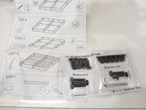 Metal Frame Box Spring with cover - queen - Black (model: ytt-bs05-q) image 5