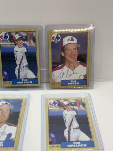 13 ASSTD 1987 SIGNED O-PEE-CHEE EXPO BASEBALL CARDS image 8