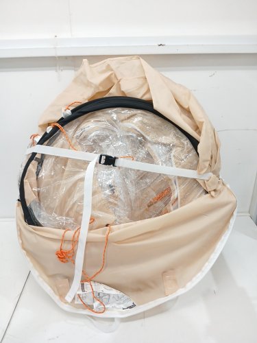 pop up bubble tent with waterproof top cover - 10FT x 9.2FT - 8 Person - beige (model: 121085) image 4