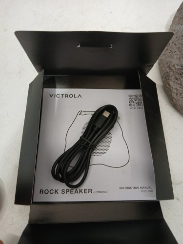 Victrola Rock Speaker Connect Outdoor Bluetooth Solar Speaker - grey (model: vos-600) image 5