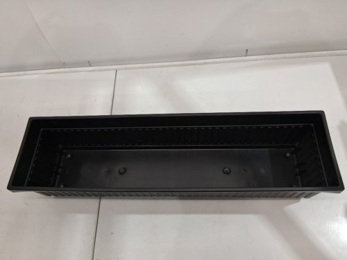 HC Companies Long Fluted Plastic Venetian Garden Window Container Planter Box - 30" 13.9L CAP- Black (model: VNP30000G18C006) image 4
