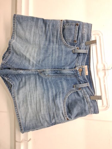 Women's Levi's Cinch Mid-Thigh Non-Stretch Jean Shorts - 30 - Lift-Up Denim Blue (Style: 033KI0020) image 3