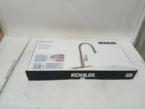 KOHLER RODEAN PULL-DOWN KITCHEN FAUCET - STAINLESS STEEL (MODEL: 1806389) image 2