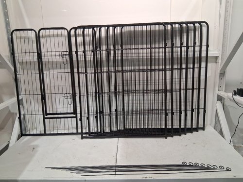 BESTPET 8-PANEL HEAVY DUTY PET PLAYPEN - 40" - BLACK (MODEL: HP4032-8-BLACK) image 3