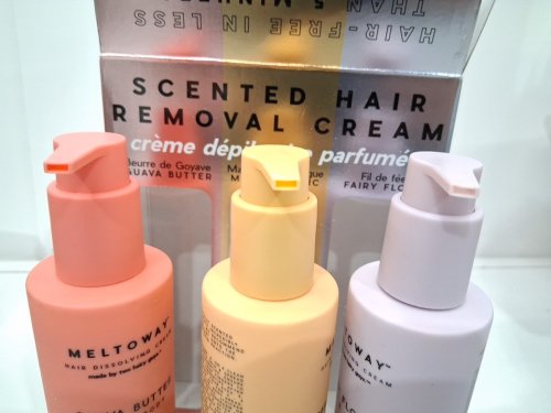 3pc meltoway scented hair removal cream - 200ml each - guava butter / mango magic / fairy floss image 4