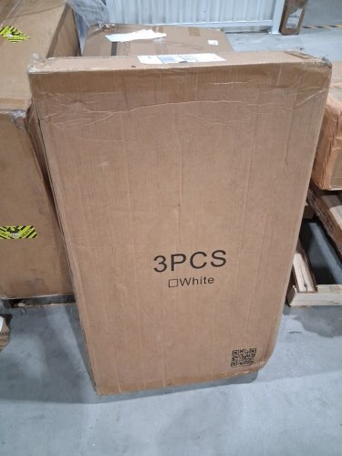 3PC Round Cylinder Pedestals Stands - white image 6
