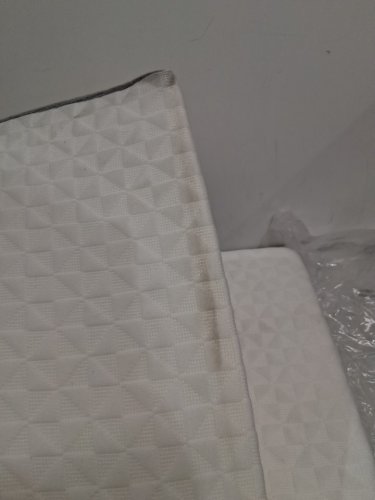 Vekkia Extra-Long Wedge Pillow Woth Washable Cover - 34" x 24" x 5.5" - White/Grey image 5