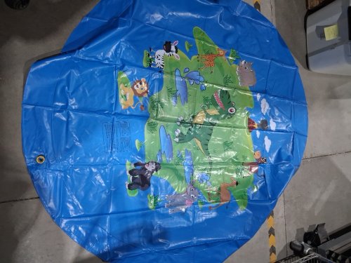 Eco-friendly Inflatable Splash Pad Sprinkle Splash Play Mat -68" - GREEN (MODEL: 3TW5VCDG6S3H) image 3