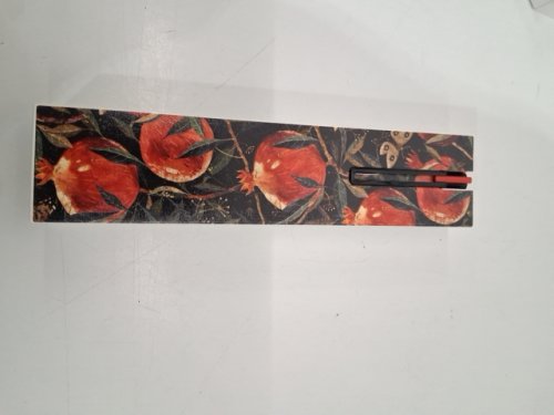 Bruno Visconti Gel Click Pen in a Gift Box With 2 Refills - 0.38 mm - Black /Pomegranate Floral (Model: 20-0446/02) image 2