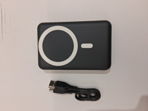 PODORU MAGSAFE MAGNETIC BATTERY PACK WITH TYPE-C CABLE FOR WIRELESS CHARGER - 10000MAH - 15W - BLACK (MODEL: ‎KT-D003) image 2