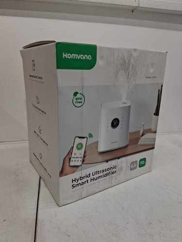 HOMVANA ULTRASONIC WARM & COOL MIST HYYBRID SMART HUMIDIFIER WITH WIFI APP CONNECTION & AROMA TRAY - 6.5L / 861 SQ.FT. COVERAGE - WHITE/BLACK (MODEL: H111S) image 12