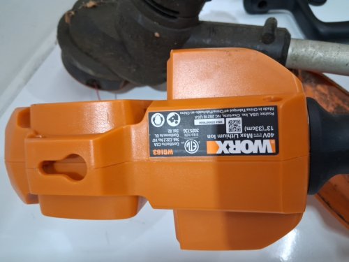 Worx Cordless String Trimmer - 40V - 13"- Black and Orange (MODEL: WG183) image 3
