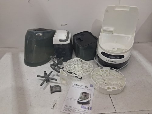 BABYBREZZA BOTTLE WASHER PRO 3-IN-1 WASHER/STERILIZER/DRYER - HOLDS 4 BOTTLES - BLACK/WHITE (MODEL: BRZ0103) image 2