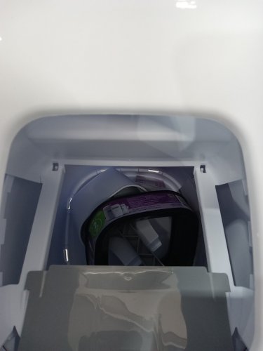 LITTER GENIE PAIL STYLE CAT LITTER WASTE DISPOSAL SYSTEM - WHITE/GREY (MODEL: 00666594210890) image 4