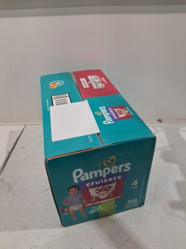 108PK PAMPERS CRUISERS 360 DEGREES 100% LEAKPROOF FIT DIAPERS - SIZE 4 (23LB - 37LB) image 3