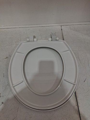 BEMIS PLASTIC round TOILET SEAT - WHITE (MODEL: 730slec000) image 4