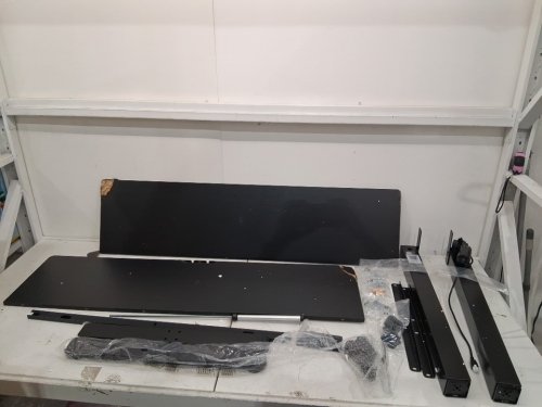 ERGEAR electric standing desk with adjustable height - 48'' x 24'' - black (model: 	‎EGESD5B-CA) image 5