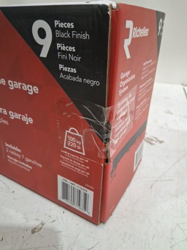9PC richelieu garage hardware storage kit - black (model : 1116322) image 3