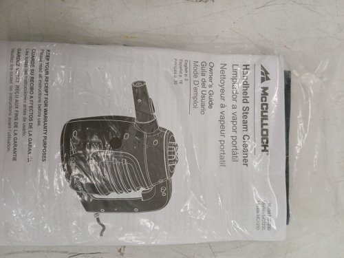 McCulloch Handheld Steam Cleaner with Extension Hose & Accessory Set - 6OZ CAPCITY - Black/YELLOW (MODEL: MC1230) image 7