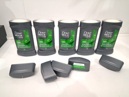 5PK DOVE MEN+CARE extra fresh  72 hour non irritant moisturizing deodorant stick - 76G each image 2
