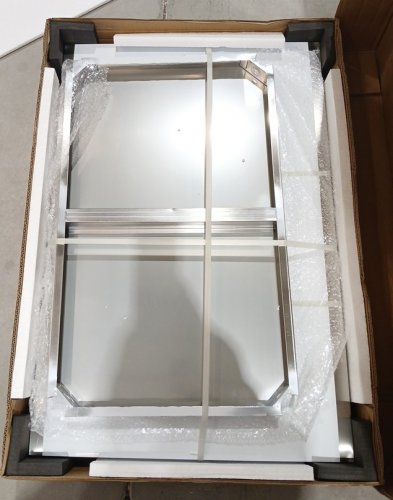stainless steel adjustable height heavy duty food prep commercial worktable - 24" x 36" x 33" - 700lbs capacity - Silver (model: gzt90x60l) image 4
