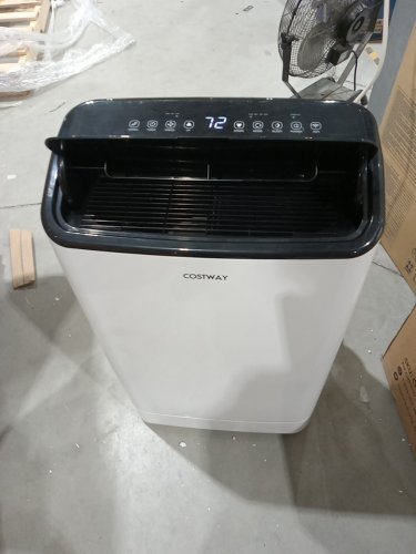 COSTWAY Portable Air Conditioner and Heater with Remote Control and Wifi Connection - 15000 BTU, 120V - White/Black - (Model: FP10348US-WH) image 3