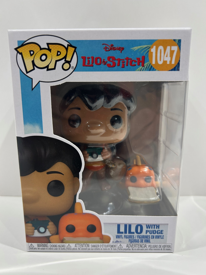 Funko pop! Disney lilo & stitch - lilo with pudge vinyl figure (#1047) image 2