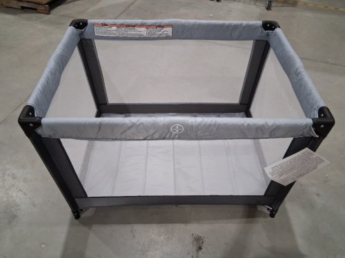 dream on me Nest Portable Play Yard With Carry Bag And Shoulder Strap - 40" x 28" x 27" - grey (model: 436-gy) image 6
