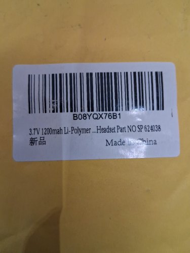 JUYUXIVM 3.7V 1200mah Li-Polymer Battery Replacement for Sony WH-1000XM3、WH-1000XM4、WH-XB900N、WH-H910N、WH-CH710N Bluetooth Wireless Noise canceling Stereo Headset (MODEL: 624038) image 3