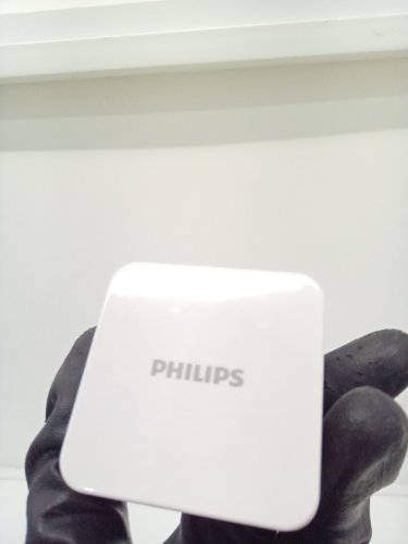 philips mobility elite usb-c laptop wall charger with gan technology - 60w - white (model: dlp3523w/37) image 4
