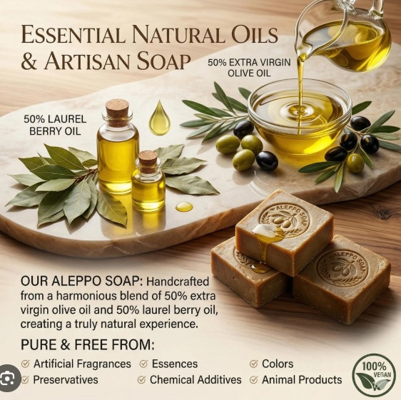4 SOBEAUTIS Plant-based Handmade Aleppo Soap - 20% Laurel Oil & 80% Olive Oil (Model: LXRD) image 2