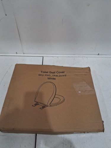 Garvee Round Toilet Seat with Slow Soft Close - 17" - white (model: pho-0r8ldvyt) image 2