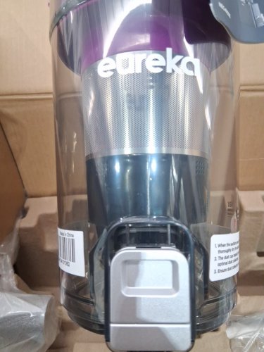 Eureka Cordless Rechargeable 3-IN-1 Stick Vacuum Cleaner WITH CLEANING STATION & ANTI-TANGLE NOZZLE FOR ALL FLOORS - GREY/PURPLE (MODEL: NEC490SE) image 8