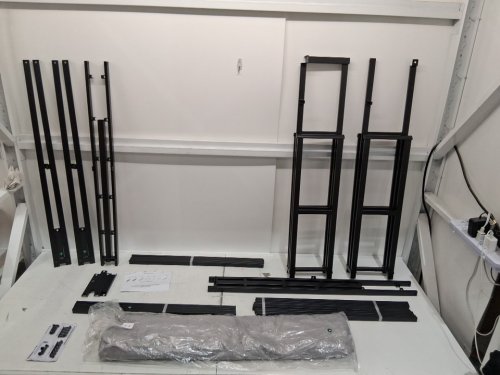 Heavy Duty Metal box spring Frame - full - 8" - black/grey/white (model: ytt-bs08-f) image 4